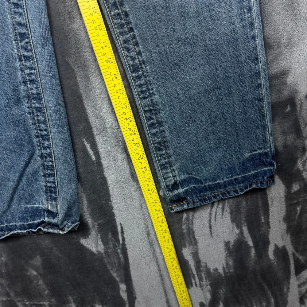No Boundaries Jeans Mens 32x30 Blue Good Straight Leg Button Fly Cotton Denim